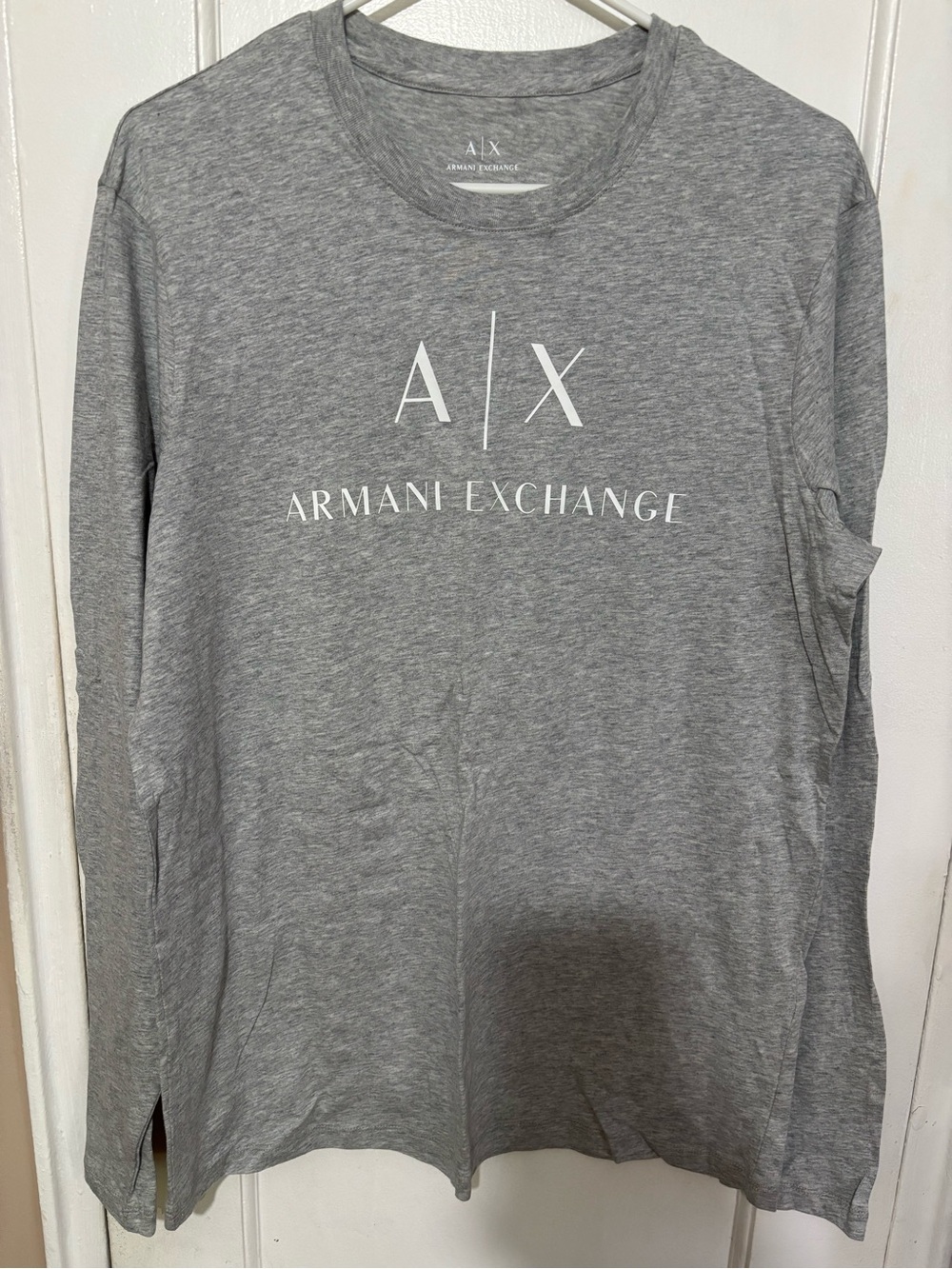 Armani Exchange Men’s Long Sleeve And Short Tee - Gray And Blue Lot.